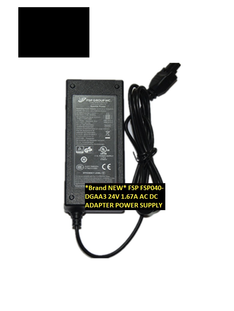 *Brand NEW* 24V 1.67A AC DC ADAPTER AC100-240V FSP FSP040-DGAA3 POWER SUPPLY